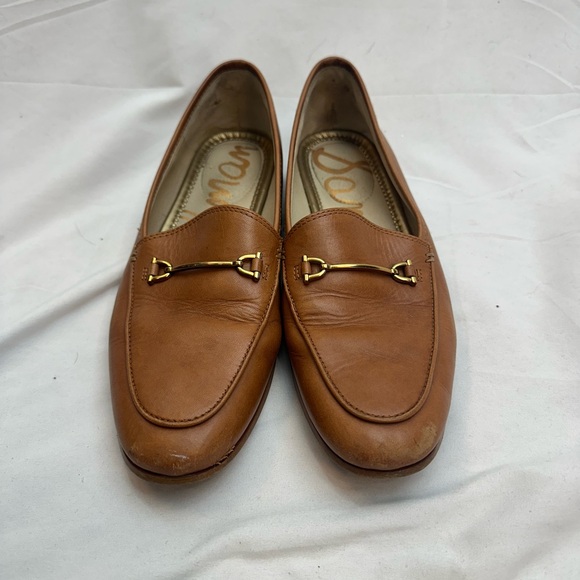 Sam Edelman brown Leather Loafers Shoes 7.5 - Picture 2 of 7